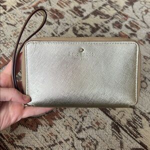 Kate Spade Rory Cherry Lane Wallet/Wristlet in‎ Gold